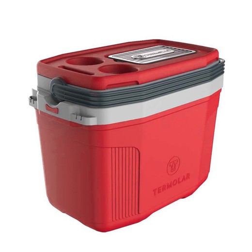 20L Red Thermolar Portable Rigid Cooler