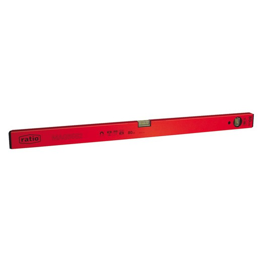 RATIO 6582 magnetic rectangular spirit level 80 cm