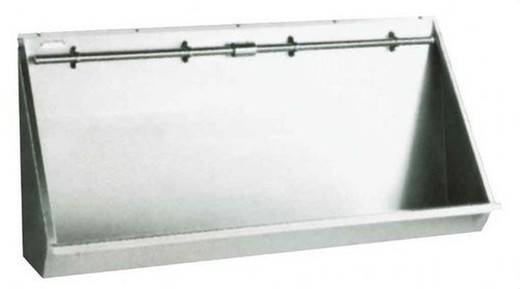 Wall-mounted collective urinal stainless steel 1200mm Nofer