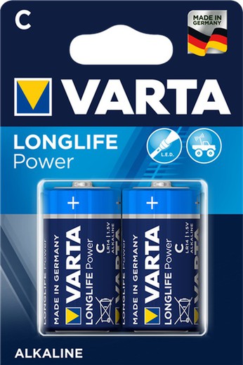 Alkaline batterij LR14-C (2u blister) Varta