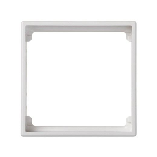 Placa adaptadora de mecanismos mecánicos Simon 27 para 1 elemento blanco Simon 500 Cima