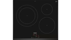 Table de cuisson à induction 60 cm Noir, sans profilés Siemens