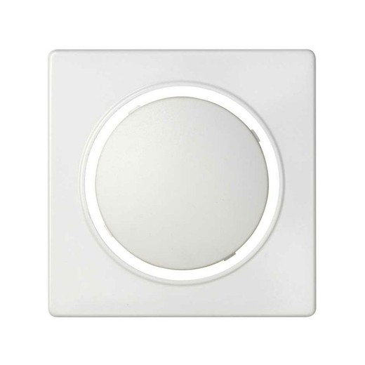 Plate for electronic touch mechanisms with luminous blue white Simon 82