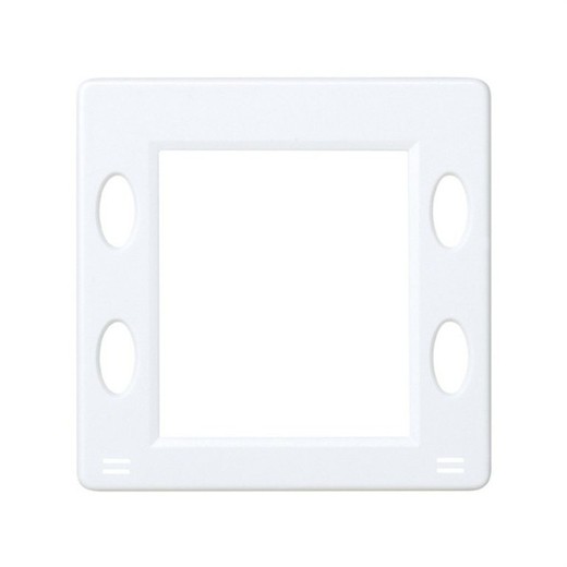 Plate for electronic mechanisms with white display Simon 27 Play