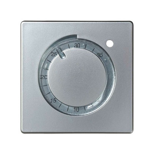 Piastra per termostato riscaldamento in alluminio Simon 82