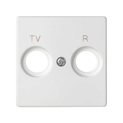 Plaque de sortie inductive pour R-TV blanc mat Simon 82 Concept