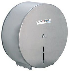 Cabel satin stainless steel industrial toilet roll holder