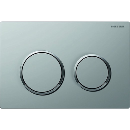 Geberit Omega20 button for double discharge matt chrome plated plastic