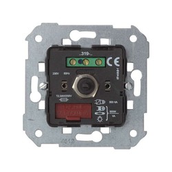 Regulador-interruptor de luz giratorio de 40 a 300 W/VA