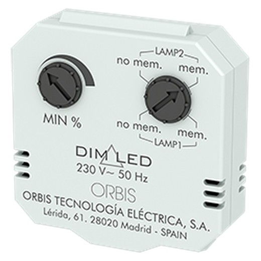 DIM LED 3-4 fios dimmer Orbis