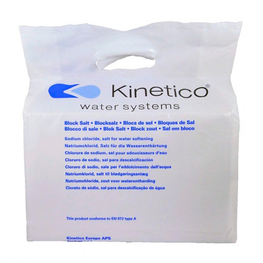 Sal en bloque para descalcificador de 8Kg Kinetico