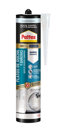 Pattex transparent shower and bathroom sealant