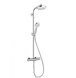 Showerpipe doucheset crometta 160 wit / chroom Hansgrohe