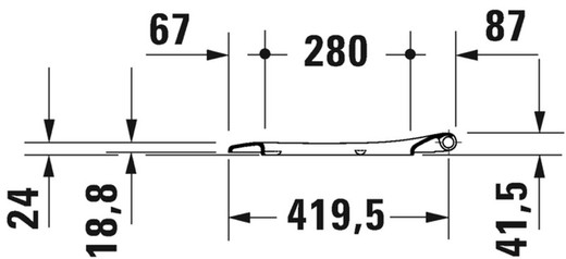 Ensemble WC suspendu D-Neo avec Rimless — Rehabilitaweb