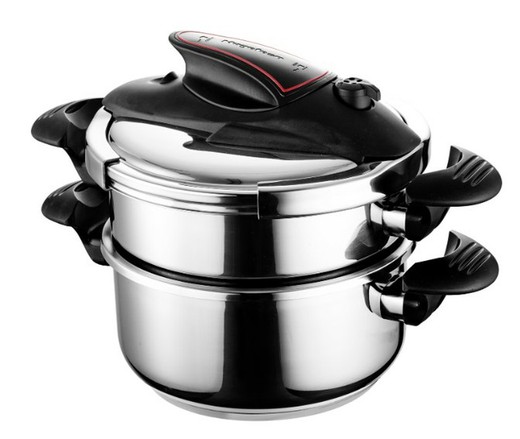 Pressure cooker set 6 + 4 L Prisma Nido Magefesa