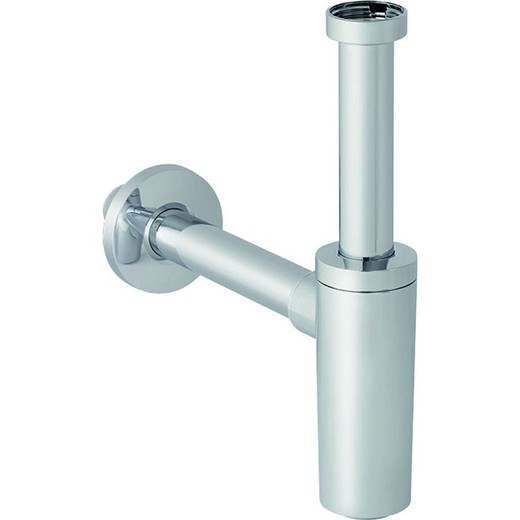Sifón con tubo de inmersión Geberit para lavabos salida horizontal de 32mm