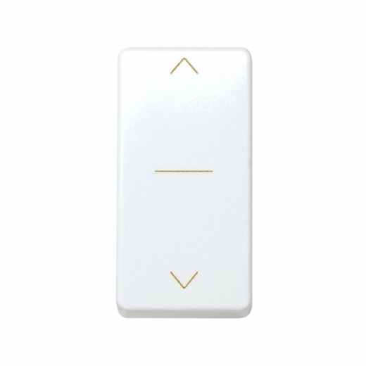 Simon 27 Play Switch for blinds 10 A 250V ~ half element with 3 positions: up, down and stop white