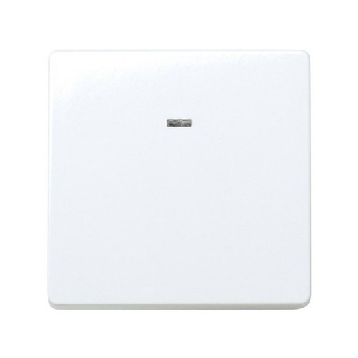 Simon 27 Play Single-pole switch 10 AX 250V ~ with built-in pilot light and fast terminal connection system white