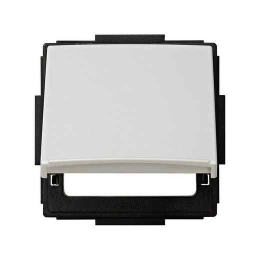 Hinged lid for modular items white Simon 27 Scudo