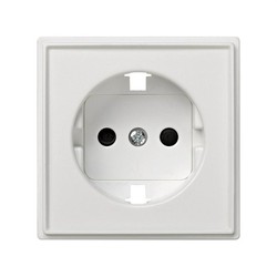 Tapa con dispositivo de seguridad para la base de enchufe schuko blanco Simon 27 Scudo