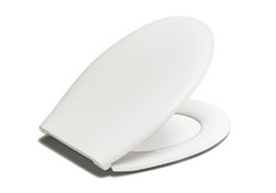 Tapa de WC Alexia con bisagra BR 424-436mm blanco