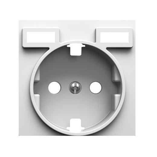 Cover for schuko socket with USB matt white Simon 82 Concept