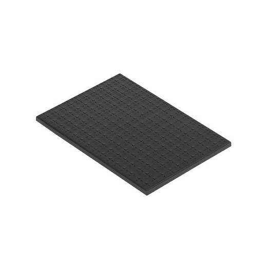 Tapa para caja suelo con 2 módulos negro Simon 500 Cima