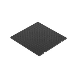 Tapa para caja suelo con 3 módulos negro Simon 500 Cima
