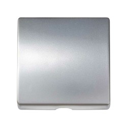 Tapa para base de enchufe schuko aluminio frío SIMON 82 DETAIL 82041-93