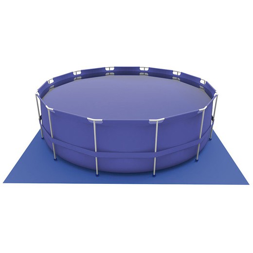 Floor protective mat of 240cm in diameter for removable pools