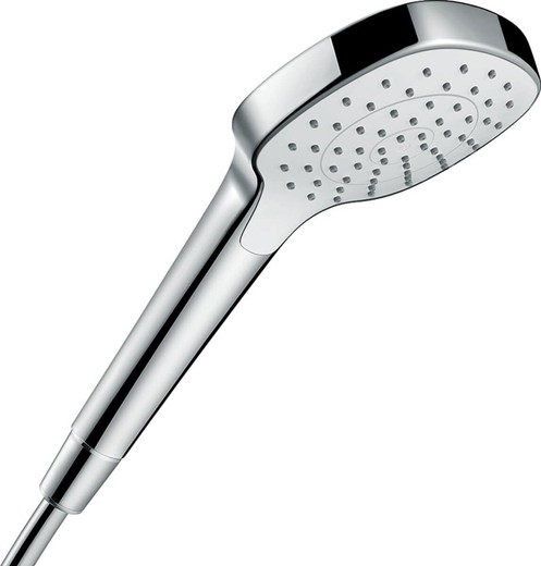 Croma Select Hansgrohe Handbrause in Weiß / Chrom