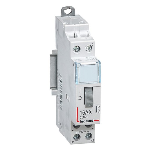 Standaard impulsschakelaar 230 V~ - 2P - 250 V~ - 16 A - 2NO - 1 module