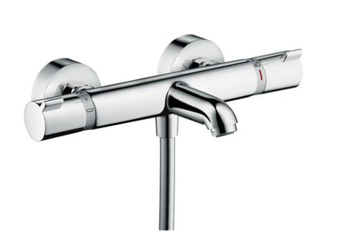 Ecostat Comfort bath-shower thermostat exposed chrome Hansgrohe