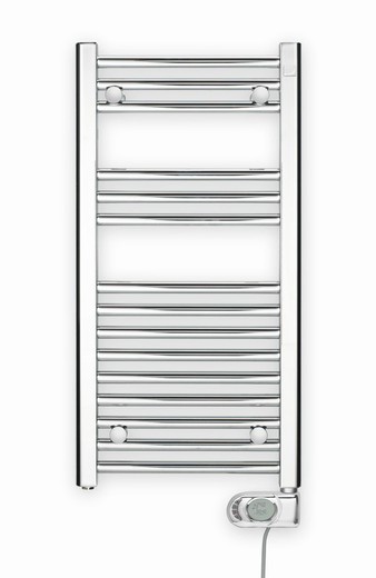 Elektrischer Handtuchhalter für Badezimmer, Chrom, 1226 x 500, 300 W Kabel