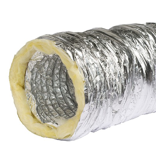 Tubo termofonico flessibile in alluminio a 2 pareti diametro 102mm Vecamco