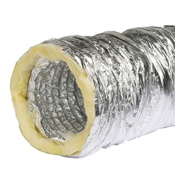Tube thermophonique en aluminium flexible 2 paroi diamètre 152mm Vecamco