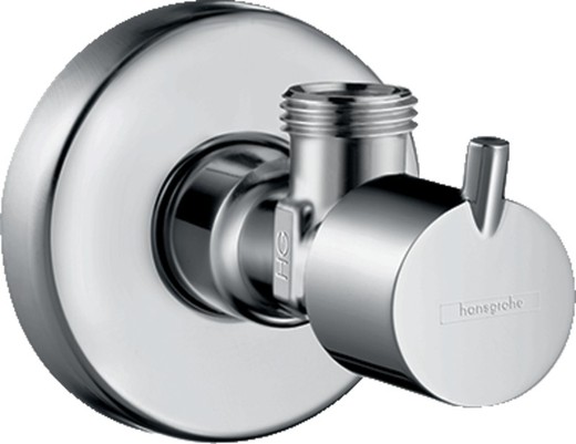 S-Design chrome Hansgrohe angle valve