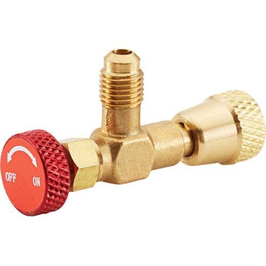 H-1/2 "- M-5/16" ACME lossless charge valve left Hecapo