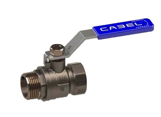 Ball valve with lever M-H 1" Cabel