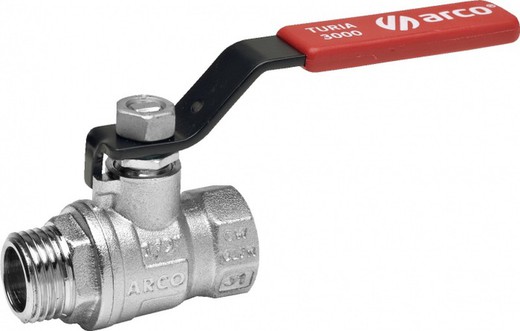 Turia series lever valve 1 "male - 1" female chrome Arc