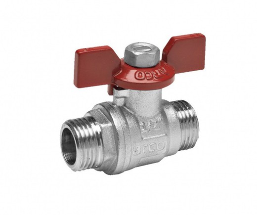 Turia series valve 1/2 "male - 1/2" male chrome Arc