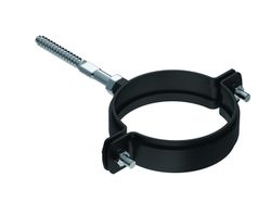 Abrazadera pared 80mm para estufas pellets y biomasa Fig