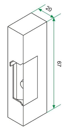 Normaal elektrisch slot CV-24P / UNI / SF Golmar