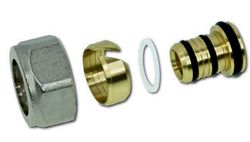 Adaptador 18x2 para tubo multicapa rosca 24x19 Gut