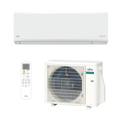 Ar condicionado inversor Fujitsu 1x1 ASY35-KN com Wi-Fi incluído