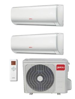Aire acondicionado Multisplit 2x1 GIA-MSI-09AR2R32 + GIA-MO2-14IX41BR32 Giatsu