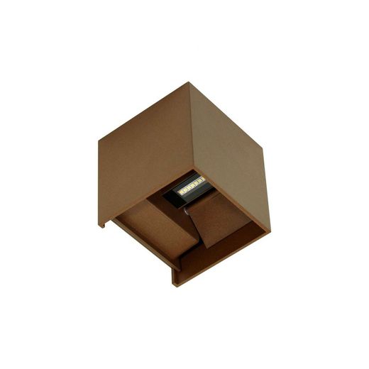 Aplique LEK 6,8W con 3000K de temperatura y 530 lúmenes corten