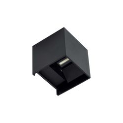 Aplique LEK 6,8W con 3000K de temperatura y 530 lúmenes negro