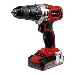 Atornillador percutor batería EINHELL TE-CD 18/2 + 22 accesorios