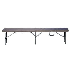 Banc série imitation rotin